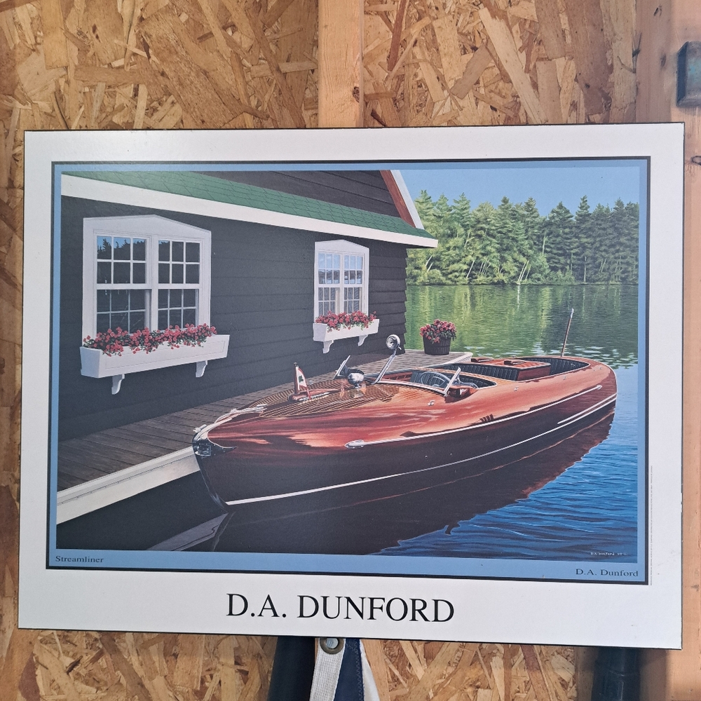 D.A. Dunford Boating Art Print